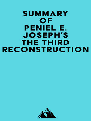 cover image of Summary of Peniel E. Joseph's the Third Reconstruction